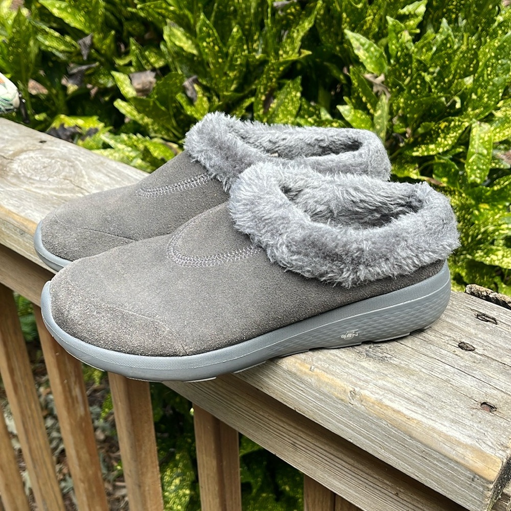 Skechers Gogamat Gen 5 Slip On Gray Loafer Shoes Sz 8
